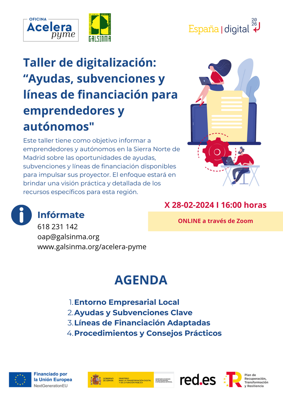 Taller Ayudas online